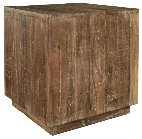 Signature Design by Ashley® Randale 3-Piece Distressed Brown Living Room Table Set-2
