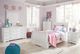 Signature Design by Ashley® Anarasia White Twin Sleigh Footboard-2
