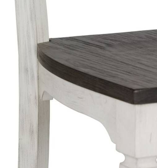 Liberty Furniture Allyson Park Charcoal/Wirebrushed White Side Chair-3