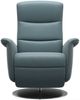 Stressless® by Ekornes® Customizable Mike Power Recliner with Moon Steel Base Silver Gray Color (Not pictured)-1