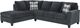 Signature Design by Ashley® Abinger 2-Piece Smoke Left-Arm Facing Sofa Sleeper Sectional with Chaise-0