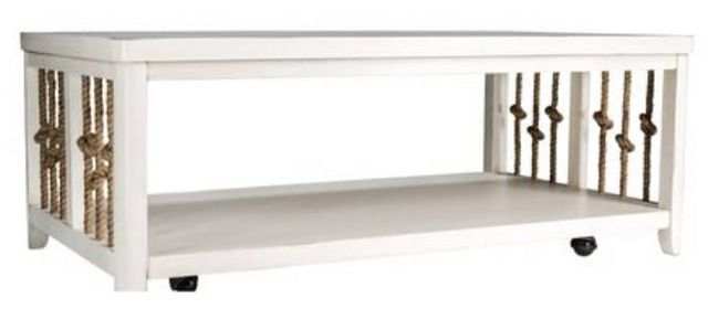 Liberty Furniture Dockside II White Cocktail Table