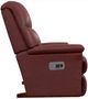 La-Z-Boy® Reed Wine Leather Power Rocking Recliner with Headrest-3