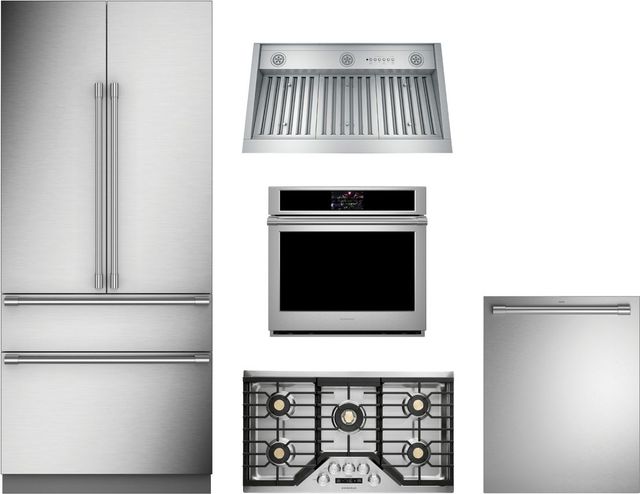 Monogram® 5 Piece Stainless Steel Gas Kitchen Package-0
