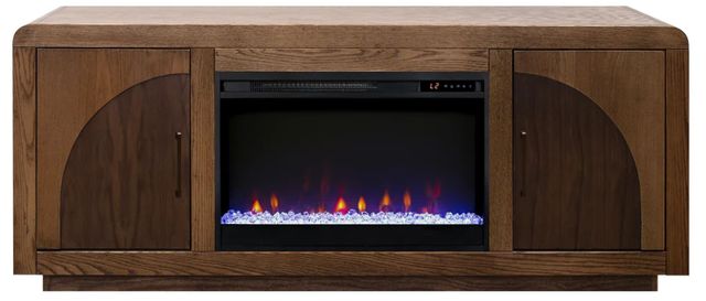 Legends Home Eclipse Bourbon Oak 65" Fireplace TV Console-3