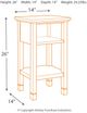 Marnville Dark Brown Accent Table-3