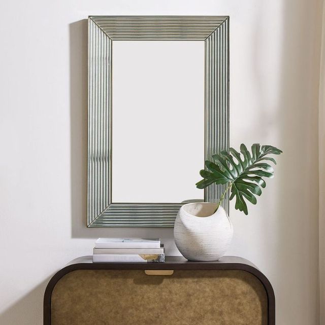 Uttermost® Illuminate Antique Brass Mirror-1