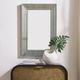 Uttermost® Illuminate Antique Brass Mirror-1