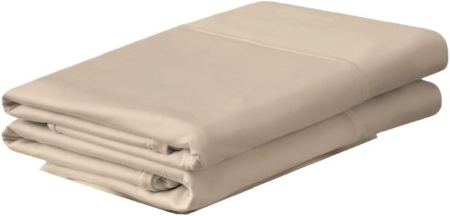 Tempur-Pedic® TEMPUR-Breeze® 2-Piece Sandstone TENCEL™ Lyocell Queen Pillow Cases-0