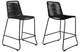 Armen Living Shasta Black 26" Outdoor Counter Stool-0