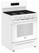 Whirlpool® 30" White Freestanding Gas Range-1