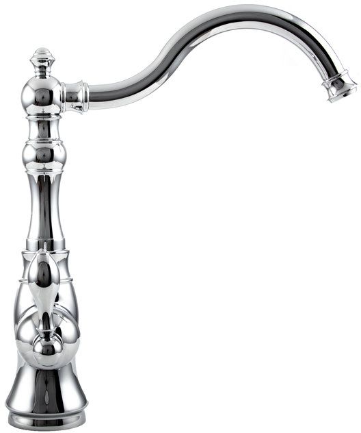 ZLINE Rembrandt Chrome Single Handle Kitchen Faucet and Side Sprayer-1