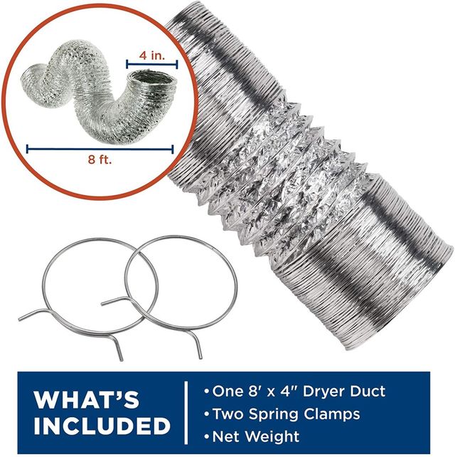 GE® 8' Dryer Duct-3
