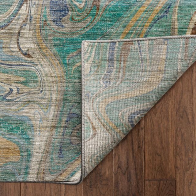 Dalyn™ Rug Company Nexus NX6 Teal 5'x8' Area Rug-3