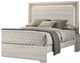 Furniture of America® Lincolt Stone Gray/White Wash Eastern King Panel Bed-1