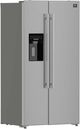 FORNO® Salerno 36" 20.0 Cu. Ft. Fingerprint Resistant Stainless Steel Side-by-Side Refrigerator-1