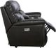 La-Z-Boy® James Charcoal Leather Power Reclining Loveseat with Console and Headrest-4