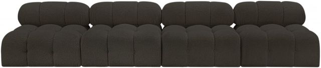 Meridian Furniture Ames 4-Piece Brown Modular Sofa-1