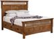 Country Classic Collection Customizable Mission Deluxe Queen 6-Drawer Storage Panel Bed-0