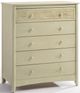 Night & Day Furniture™ Cape Cod Secrets Cases Buttercream Drawer Chest with Secret Tray-0