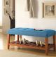 ACME Furniture Charla Light Blue/Oak Bench-4