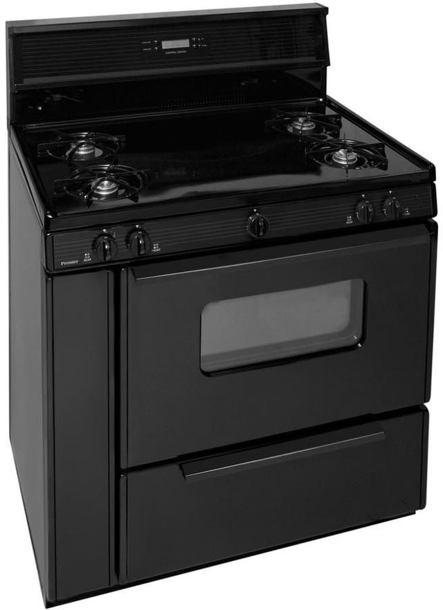 Premier 36" Black Pro Style Gas Range-1