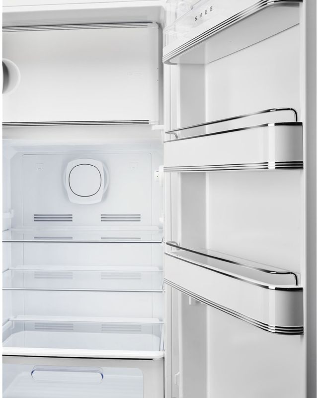 Smeg 50's Retro Style 9.5 Cu. Ft. Amber Clay Compact Refrigerator-4