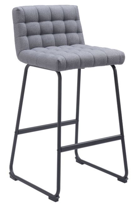 Zuo® Modern Pago Gray Barstool-0