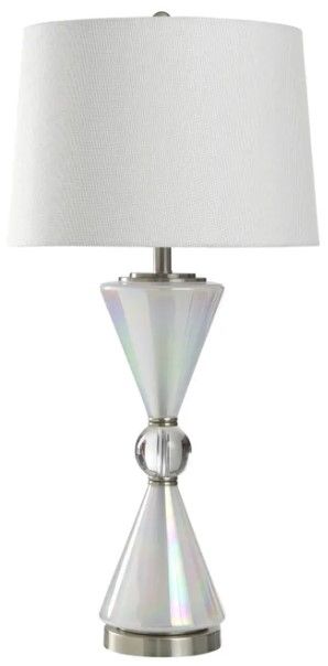 StyleCraft Juno White Table Lamp-0
