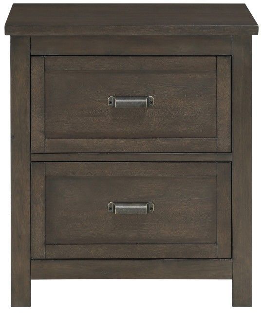 Mazin Furniture Hebron Dark Cherry Nightstand-0