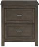 Mazin Furniture Hebron Dark Cherry Nightstand-0