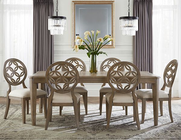HH2 Home Savona 2-Piece Vintage Gray Dining Chair Set-2