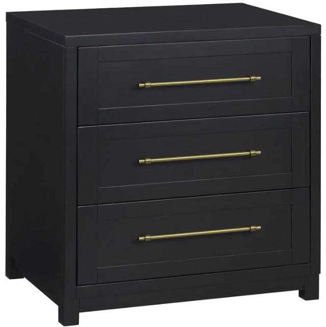 Parker House® Oasis Sable Black 3-Drawer Cabinet-0