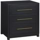 Parker House® Oasis Sable Black 3-Drawer Cabinet-0