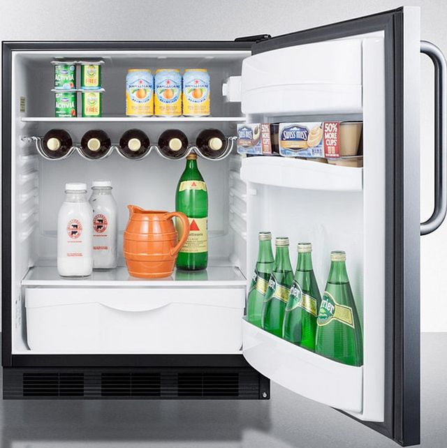 Summit® 5.5 Cu. Ft. Stainless Steel Under the Counter Refrigerator-3
