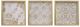 Olliix by Madison Park Golden Impressions 3 Pieces Gold Drop Lip Foil Framed Wall Art Set-0