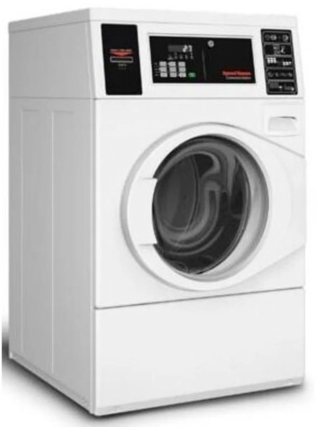 Speed Queen® Commercial 3.4 Cu. Ft. White Front Load Electric Washer-1