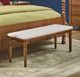 Flexsteel® Azalea Oatmeal/Walnut Bench-1