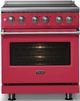 Viking® 5 Series 30" Valentine Pro Style Electric Range with Polished Chrome Trim-4