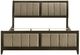 Coaster® Wilkes Brown/Dark Cocoa California King Upholstered Panel Bed-1