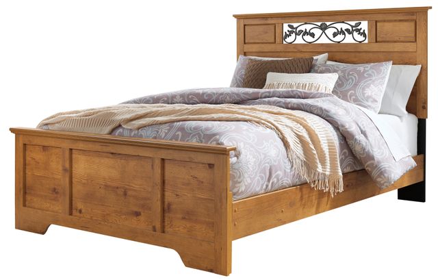 Signature Design by Ashley® Bittersweet 5-Piece Light Brown Queen Panel Bed Set-1