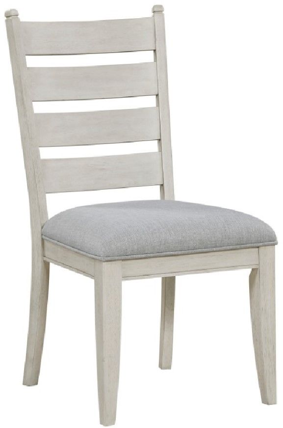Homelegance® Wyatt Gray/Weathered White Dining Side Chair-0