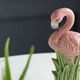 A & B Home Green/Pink Tallahassee Flamingo Accent-2