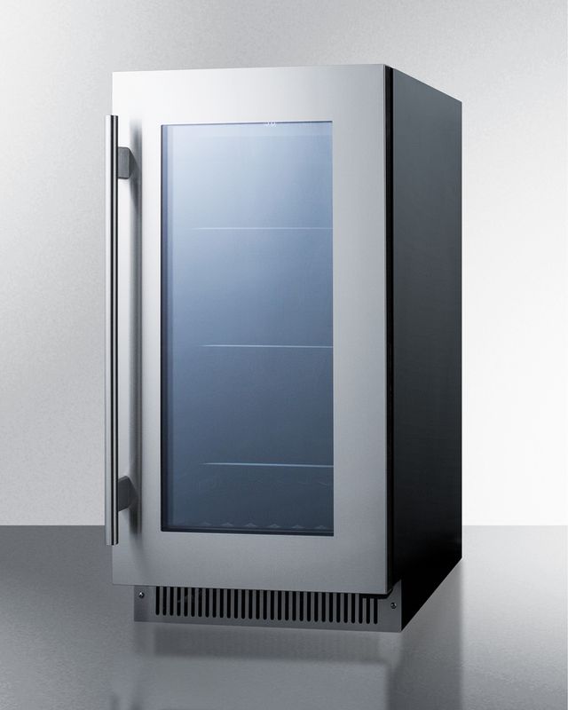 Summit® Classic 2.9 Cu. Ft. Stainless Steel Beverage Center-1
