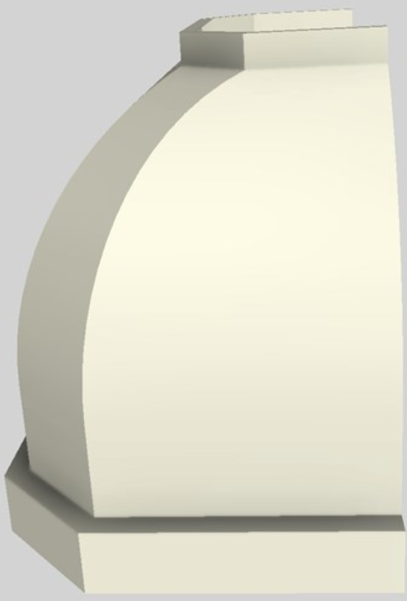 Vent-A-Hood® Designer Series 42" Biscuit Wall Mounted Range Hood-1
