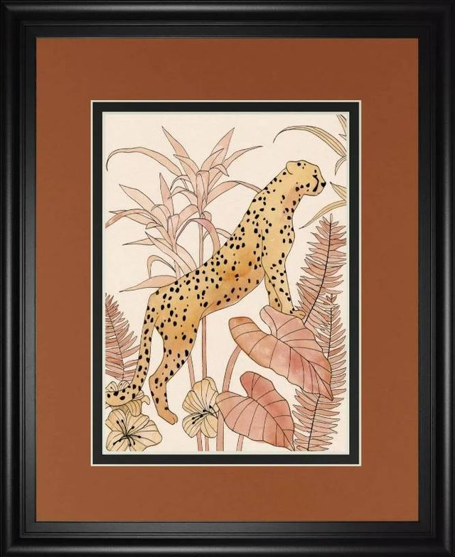 Classy Art Blush Cheetah II by Annie Warren Wall Art-0