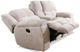 Parker House® Buster Opal Taupe Reclining Console Loveseat-2