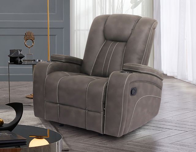 Steve Silver Co. Marlow Sand Manual Recliner-1