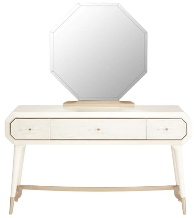 Michael Amini® La Rachelle 2-Piece Medium Champagne Vanity Set-1