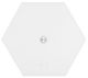 Furniture of America® Zeta White Hexagonal Cocktail Table-3